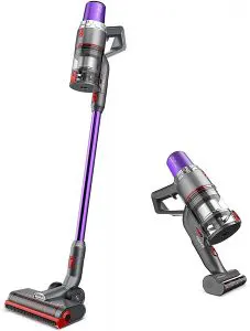 JASHEN V16 Cordless Vacuum Cleaner, 350W Strong Suction Stick Vacuum Ultra-Quiet Handheld Cordless Vacuum