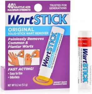 WartStick Maximum Strength Salicylic Acid Solid-Stick Common and Plantar Wart Remover 0.2 Oz